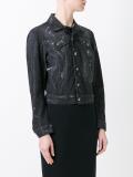 microstudded jean jacket