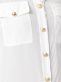 pocket front blouse