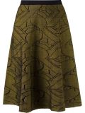knit flared skirt