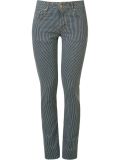 striped skinny trousers