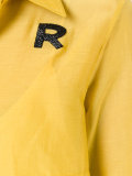 beaded logo detail shirt