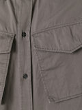 crinkled flap pocket jacket
