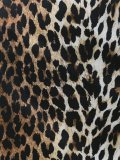 leopard print A-line skirt