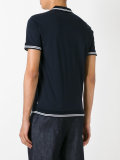 stripe-detail polo shirt