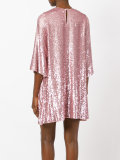 sequined shift dress