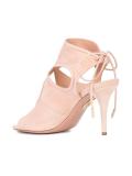 cut-off detailing lace-up sandals
