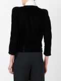 velvet biker jacket