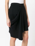 draped skirt