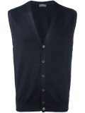 V-neck knit vest
