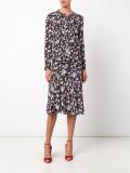 floral print A-line skirt