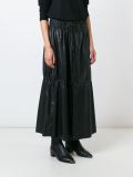 long ruffled skirt