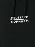 logo print hoodie