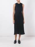 jacquard sleeveless dress