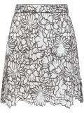 floral A-line skirt