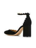 scalloped pumps