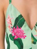 floral print silk dress