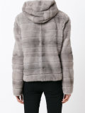 hooded coat