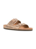 buckled slip-on sandals