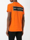 chest logo V-neck T-shirt