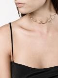 18kt yellow gold 'Crown Choker' necklace