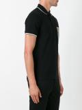 logo print polo shirt