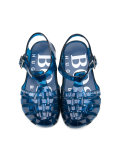 logo sole jelly shoes