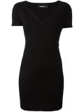 V-neck mini dress