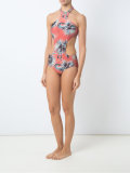 panelled swimsuit