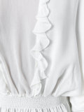 ruffled blouse