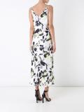 printed slip long dress