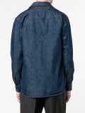 multi-patch denim shirt 