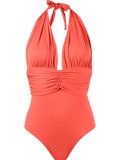 deep neck swimsuit