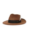 feather detailing hat
