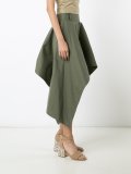 pointy asymmetric skirt
