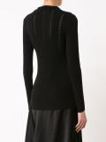 V-neck knitted blouse