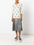 cashmere spot jumper 