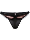 lace detail thong