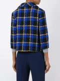 three-dimensional checked jacket