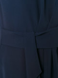 draped front dress