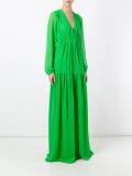 V neck gown