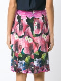 floral A-line skirt