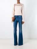 guipure insert jumper