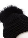 Cashmere and Fur Peruvian Beanie Hat