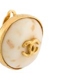 CC button clip-on earrings