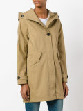 hooded trench coat