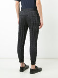 pleated track pants 