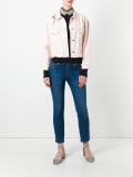 oversized studs denim jacket