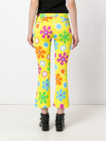 flower power cropped trousers