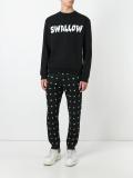 woven swallow trackpants