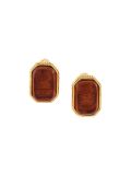 CC logo clip-on earrings